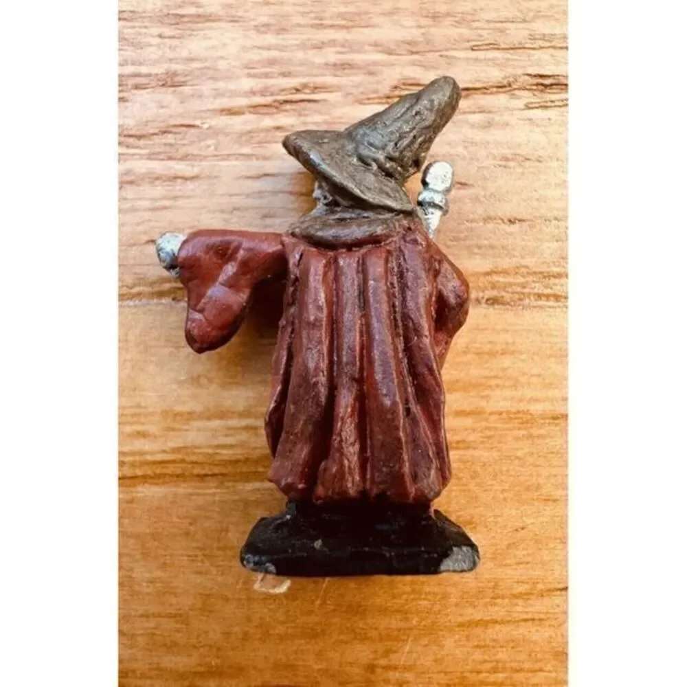 Wizard Merlin Sorcerer Armor Class 2 Miniature‎ Fantasy AD&D Hand Painted 1970's